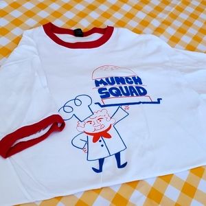 MBMBAM Munch Squad Retro Ringer Tee